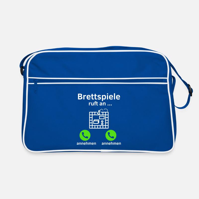 Brettspiele ruft an - annehmen oder annehmen? Retro Tasche
