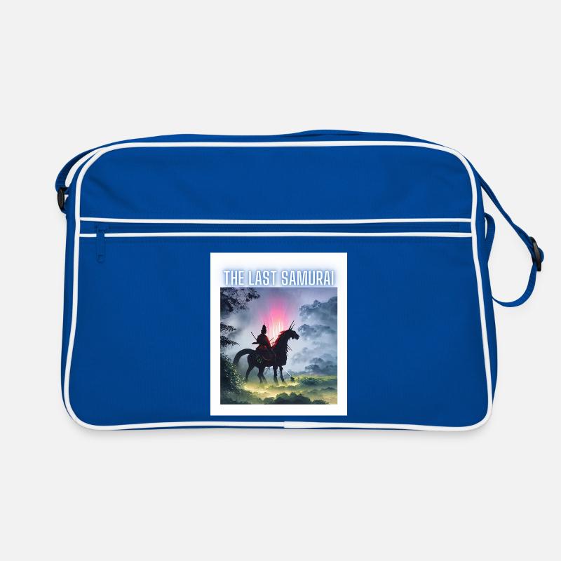 Der letzte Samurai The Last Samurai riding a horse Retro Tasche