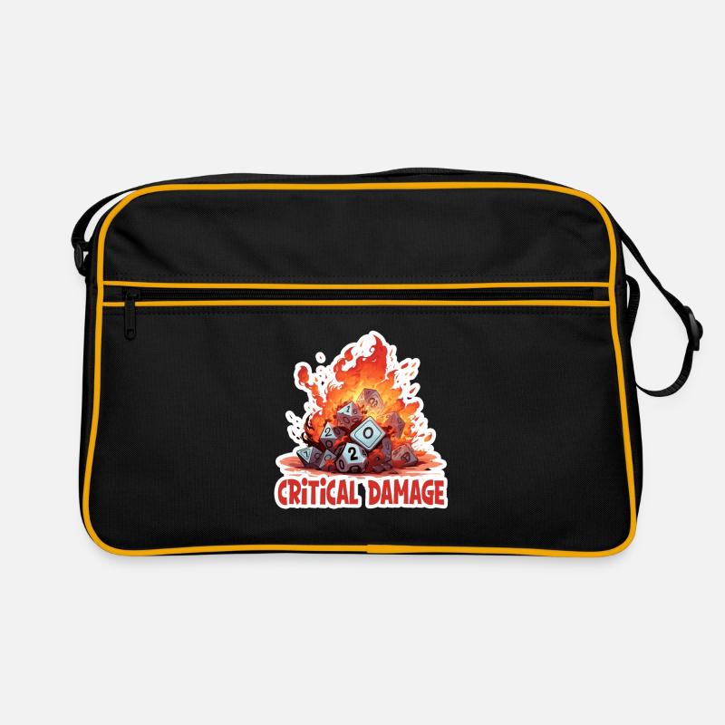 Spielleiter Critical Damage – RPG LARP Design Retro Tasche