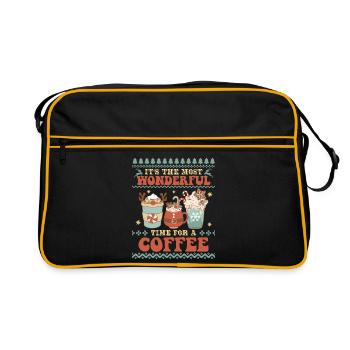 Pull de Noël moche - Sac Retro - noir/or - Devant