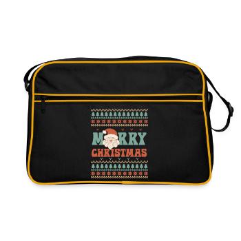 Pull de Noël moche - Sac Retro - noir/or - Devant