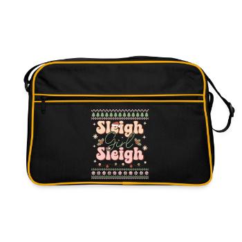 Pull de Noël moche - Sac Retro - noir/or - Devant