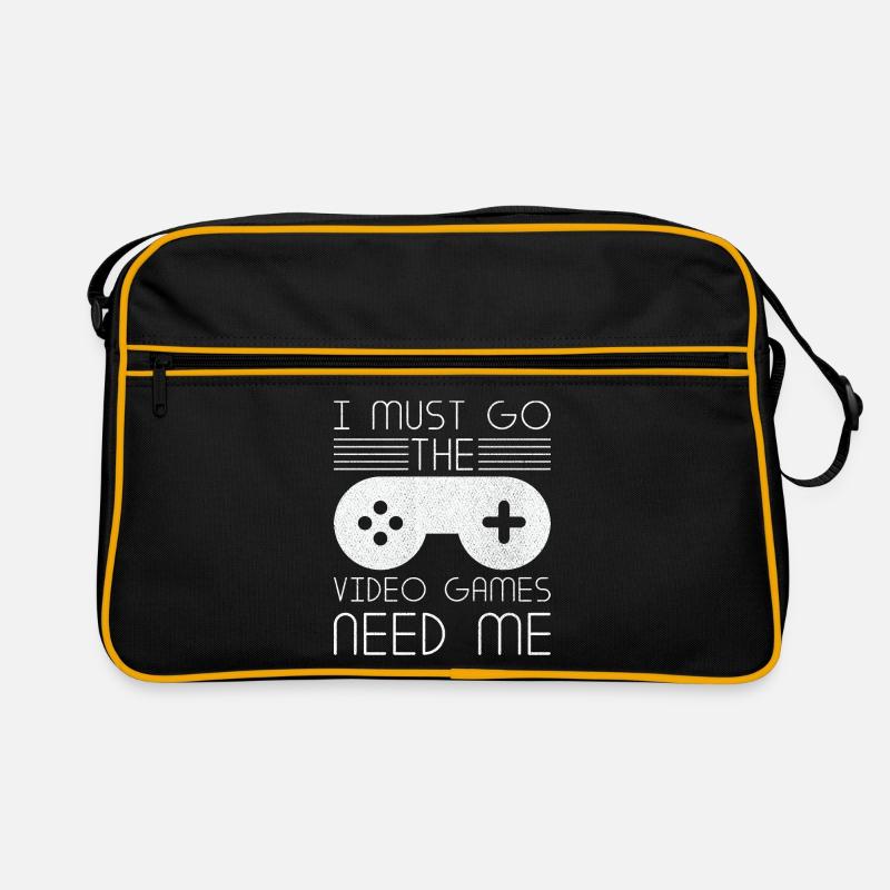 Must Go Videospiele brauchen mich Videospieler Retro Tasche