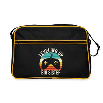 Leveling up to Big Sister - Sac Retro - noir/or - Devant