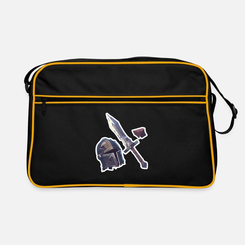 Objets RPG Casque d’épée T-shirt RPG Sac Retro