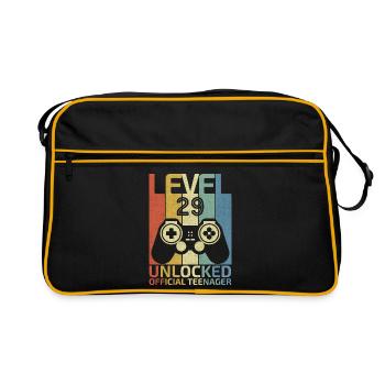 Niveau 29 Débloqué : Adolescent officiel - Sac Retro - noir/or - Devant