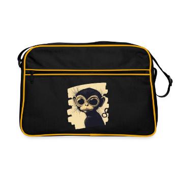 Monkey - Retro Bag - black/gold - Front