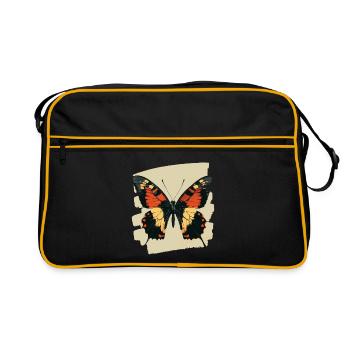 Papillon - Sac Retro - noir/or - Devant