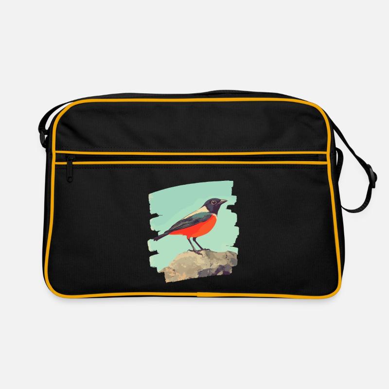 Kanarienvogel Retro Tasche