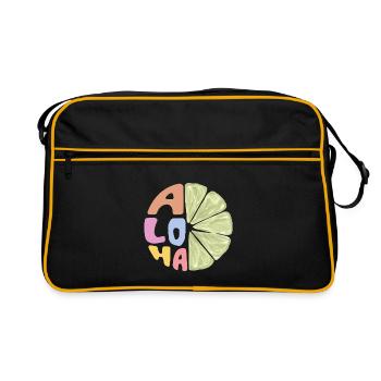 Aloha - Sac Retro - noir/or - Devant