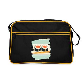 Sushi - Sac Retro - noir/or - Devant