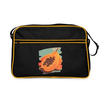 Papaya - Retro Bag - black/gold - Front