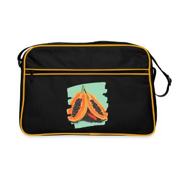 Papaya - Retro Bag - black/gold - Front