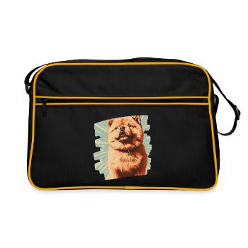 Chow Chow - Retro Bag - black/gold - Front