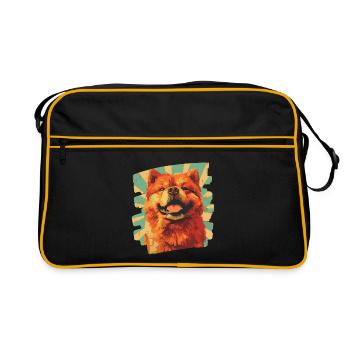 Chow Chow - Retro Bag - black/gold - Front