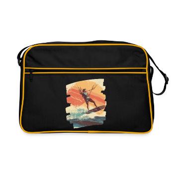 Kitesurfeurs - Sac Retro - noir/or - Devant
