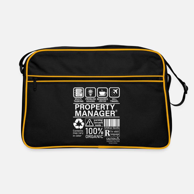 Property Manager Multi Tasking Problem Solving Retro Bag