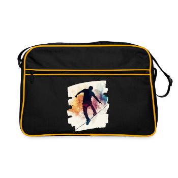 Slackline Slacklining Balance - Retro Bag - black/gold - Front