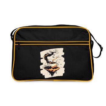 Coffee Coffee Coffee Lovers - Retro Bag - black/gold - Front