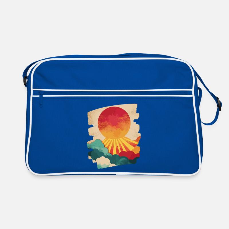 Summer Palm Tree Sunset Retro Bag
