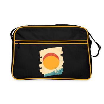 Summer Sun - Retro Bag - black/gold - Front