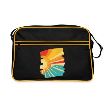 Summer Sun - Retro Bag - black/gold - Front