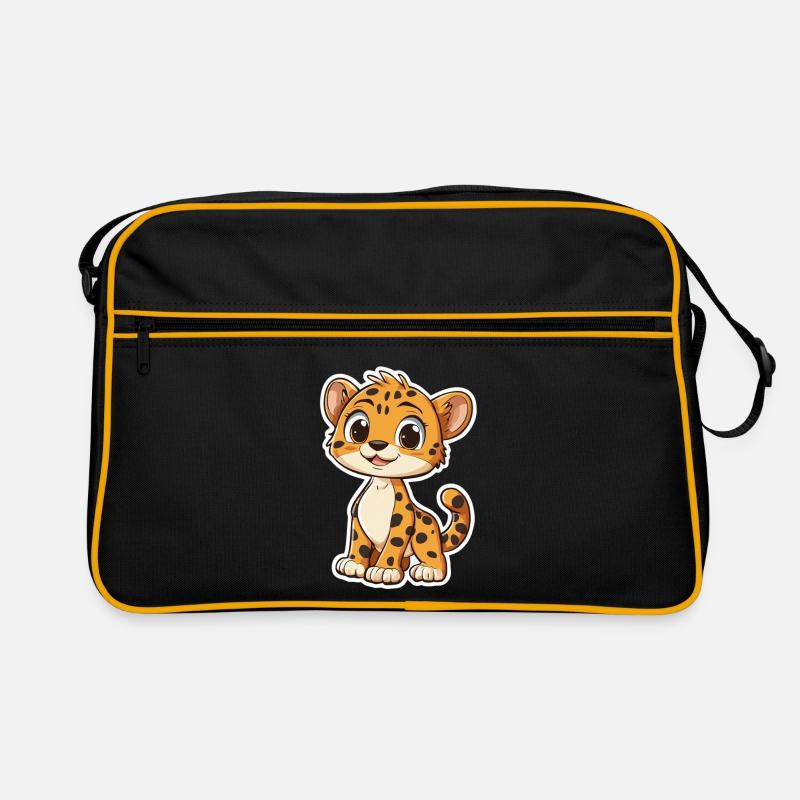 Cute Cheetah Retro Bag