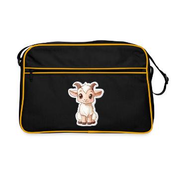 Chèvre - Sac Retro - noir/or - Devant