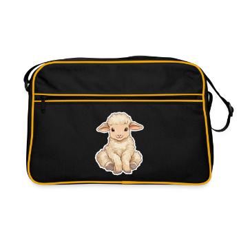 Sheep - Retro Bag - black/gold - Front