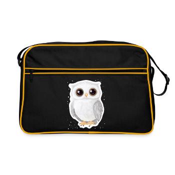 Hibou - Sac Retro - noir/or - Devant