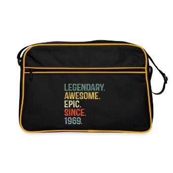 Retro 1969 Celebration Graphic - Retro Bag - black/gold - Front