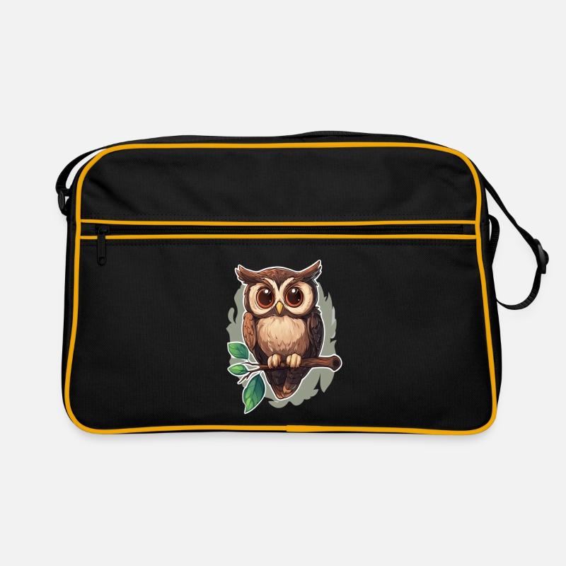 Eule Retro Tasche