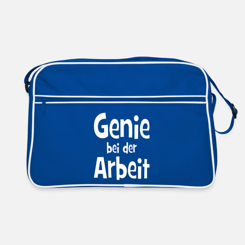 Genius at work - office - job - work Retro Bag