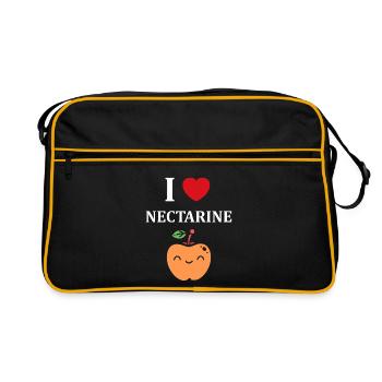 Vêtement avec motif Citronnerie Nectarine - Sac Retro - noir/or - Devant