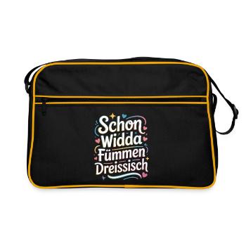 Widda Fümmen Dreissisch fête déjà ses 50 ans - Sac Retro - noir/or - Devant