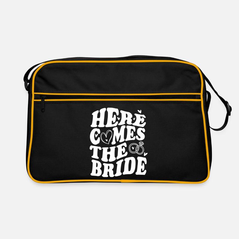 Here Comes the Bride – Hochzeit Statement Retro Tasche