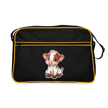 Vache - Sac Retro - noir/or - Devant