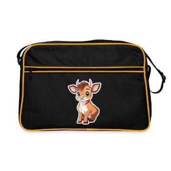 Vache - Sac Retro - noir/or - Devant