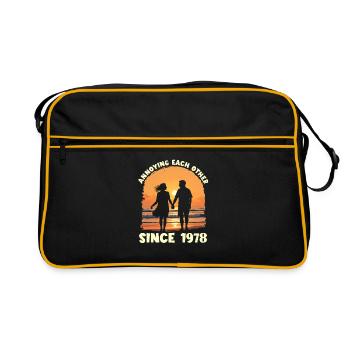 Anniversary of mutual harassment since 1978 - Retro Bag - black/gold - Front