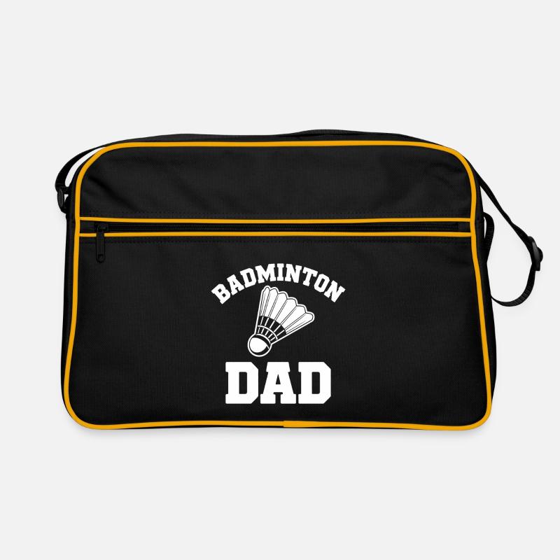 Badminton Saying Dad Funny Badminton Gift Retro Bag