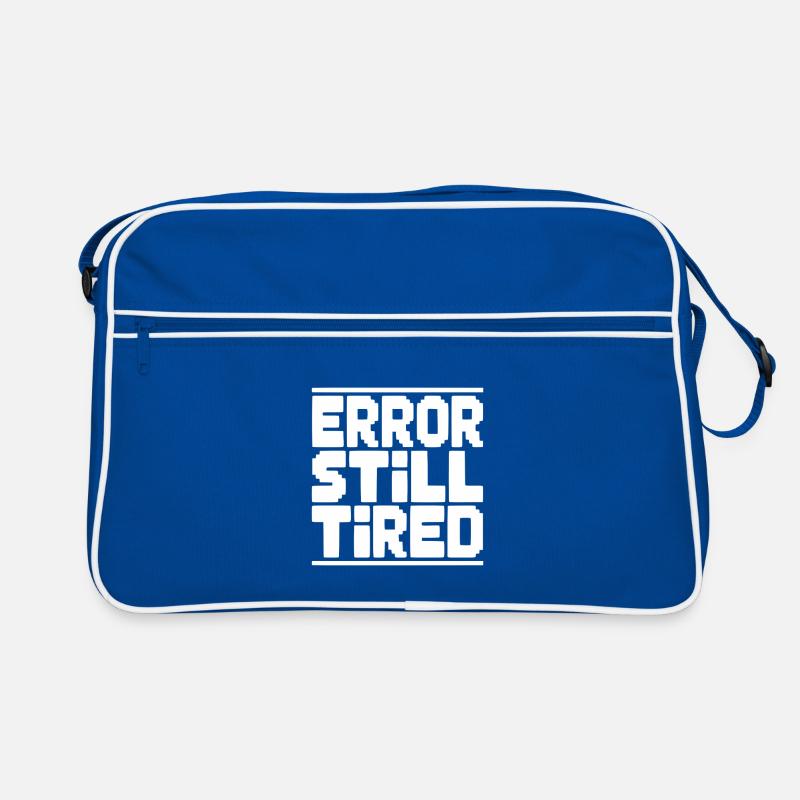 Error Still Tired Retro Bag