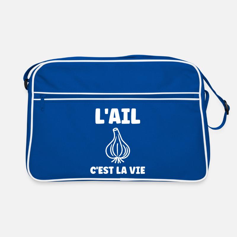 KNOBLAUCH IST LEBEN Retro Tasche