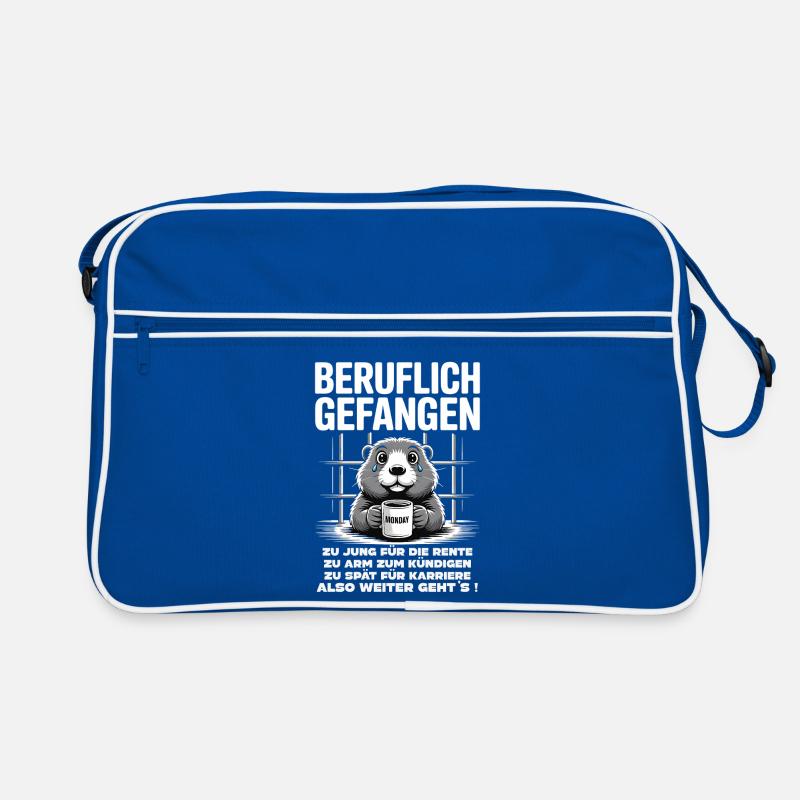 Office & Job Colleagues Workers Fun Work Retro Bag