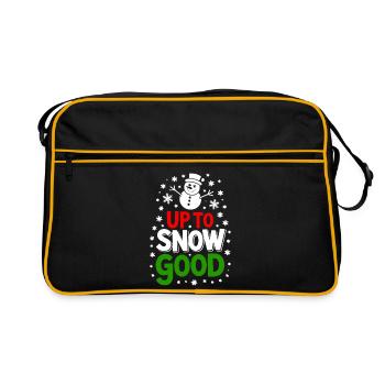 Up to Snow Good - Retro Bag - black/gold - Front