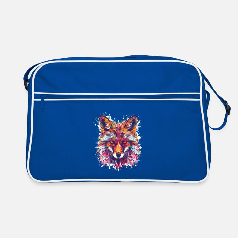 Fuchs Aquarell Retro Tasche