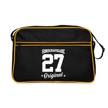 27 Birthday - Retro Bag - black/gold - Front