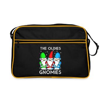 Gnome Grand-parents Grand-mère Grand-père Grand-mère Grand-père - Sac Retro - noir/or - Devant