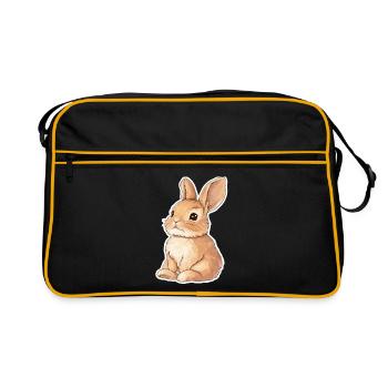 Hare - Retro Bag - black/gold - Front