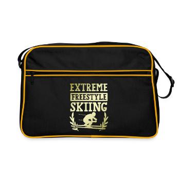 Ski acrobatique - Sac Retro - noir/or - Devant