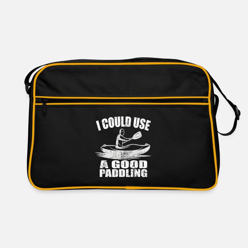 Ich könnte ein gutes Paddeln gebrauchen Retro Tasche